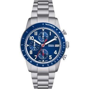 Fossil Sport Tourer Silver Blue chronograph FS6047 Fossil Sport Tourer Silver Blue chronograph FS6047