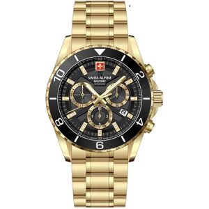 Swiss Alpine Military Sentinel Chronograph Gold Black 7073.9117 Swiss Alpine Military Sentinel Chronograph Gold Black 7073.9117