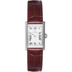 Mockberg Timeless Brown Leather Silver MB0248 Mockberg Timeless Brown Leather Silver MB0248