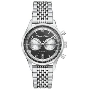 Thomas Sabo Rebel at heart Chronograph silver black WA0375-201-203-40 MM Thomas Sabo Rebel at heart Chronograph silver black WA0375-201-203-40 MM