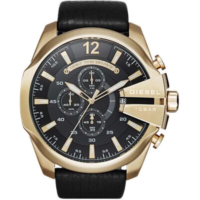 Diesel Mega Chief Gold Leather DZ4344 Diesel Mega Chief Gold Leather DZ4344