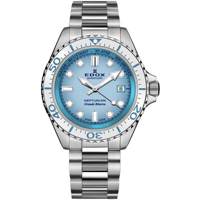 Edox Neptunian Grande Reserve Date Automatic 80801-3BBUM-BUCDN Edox Neptunian Grande Reserve Date Automatic 80801-3BBUM-BUCDN