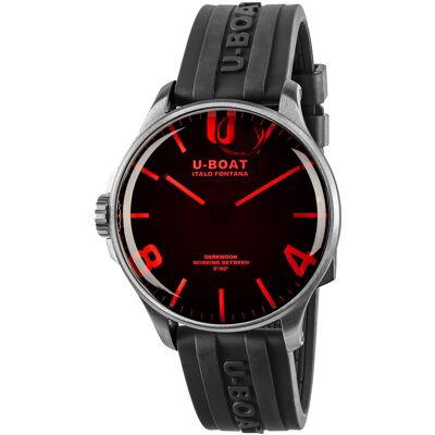 U-BOAT Darkmoon 44mm Red Glass 8465/B U-BOAT Darkmoon 44mm Red Glass 8465/B