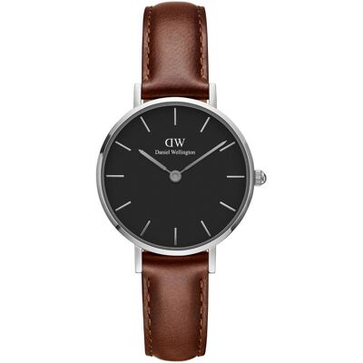 Daniel Wellington Classic Petite St Mawes Silver Black 28mm DW00100237 Daniel Wellington Classic Petite St Mawes Silver Black 28mm DW00100237