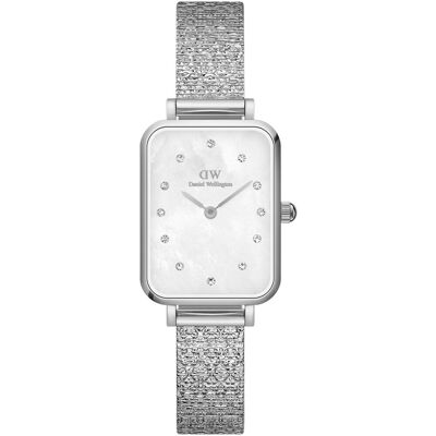 Daniel Wellington Quadro Pressed Piano Lumine Silver MOP White DW00100580 Daniel Wellington Quadro Pressed Piano Lumine Silver MOP White DW00100580