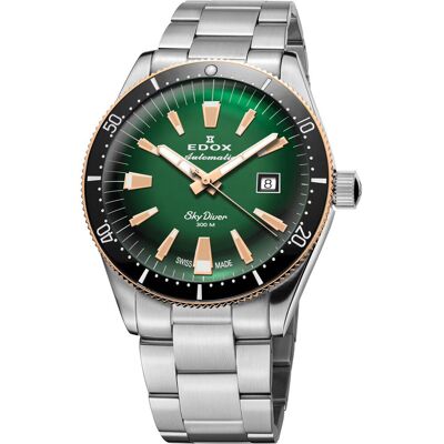 Edox Skydiver Date Automatic Limited Edition 80126-357RNM-VIR Edox Skydiver Date Automatic Limited Edition 80126-357RNM-VIR