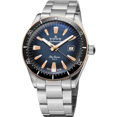 Edox Skydiver Date Automatic Limited Edition 80126-357RNM-BUIDR Edox Skydiver Date Automatic Limited Edition 80126-357RNM-BUIDR