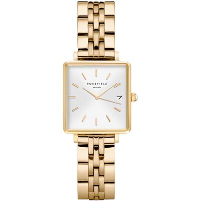 Rosefield The Boxy XS QMWSG-Q021 White - Gold Rosefield The Boxy XS QMWSG-Q021 White - Gold