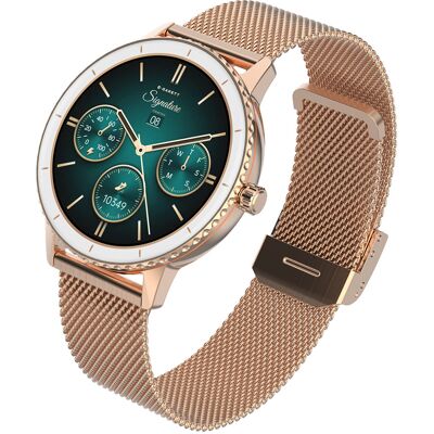 Garett Signature Grace Rose Gold Mesh älykello Garett Signature Grace Rose Gold Mesh älykello