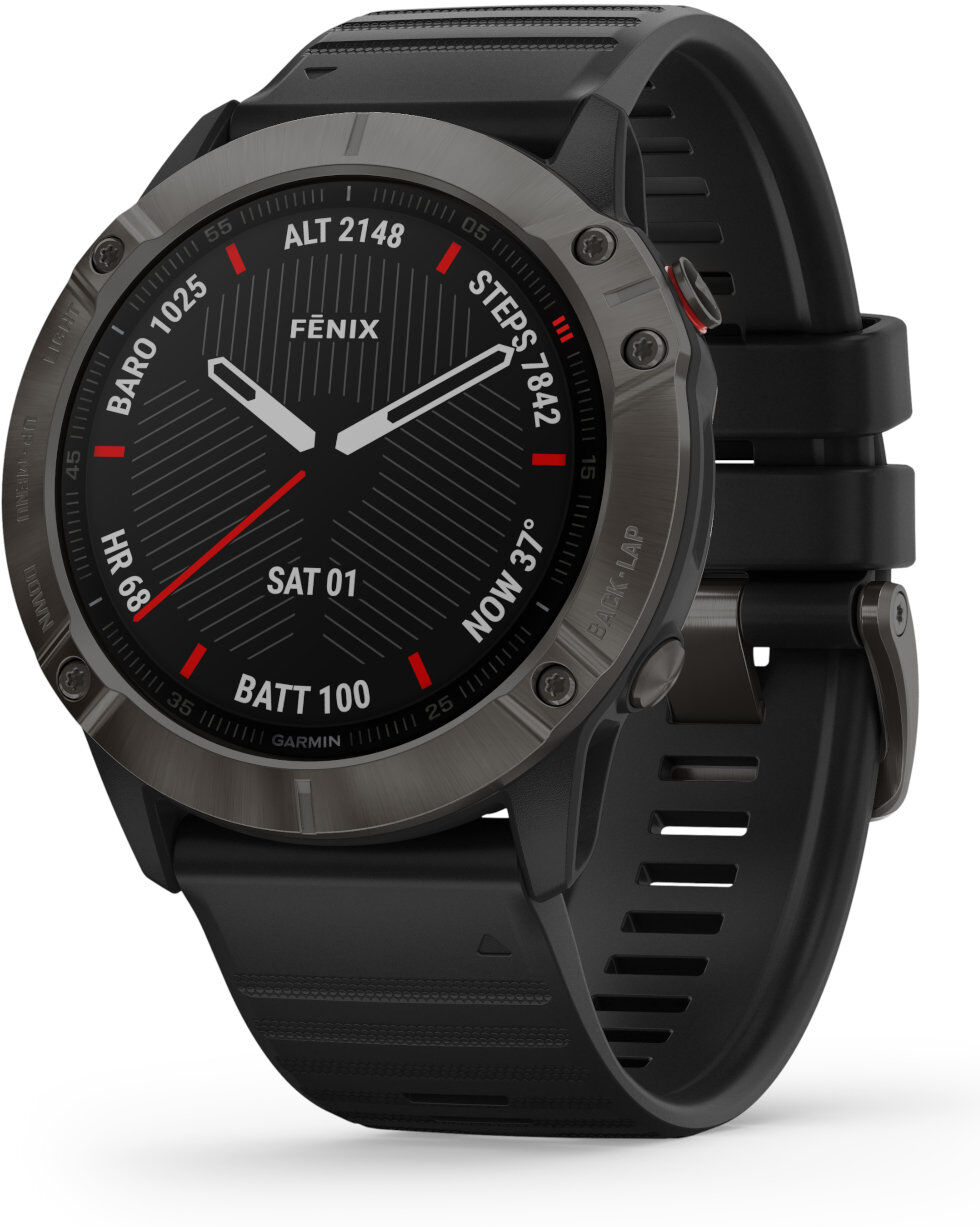 Garmin Fenix 6X Sapphire Carbon Gray DLC älykello 010-02157-11  - unisex Garmin Fenix 6X Sapphire Carbon Gray DLC älykello 010-02157-11  - unisex