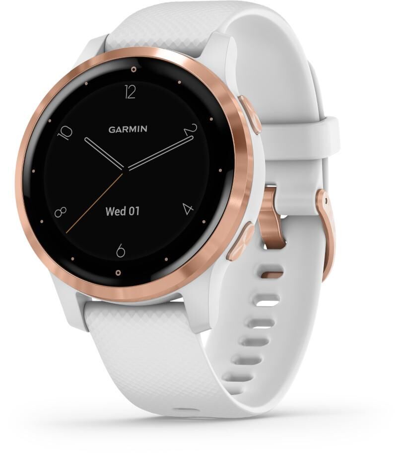 Garmin Vivoactive 4S White and Rose Gold GPS-älykello 010-02172-22  - unisex Garmin Vivoactive 4S White and Rose Gold GPS-älykello 010-02172-22  - unisex