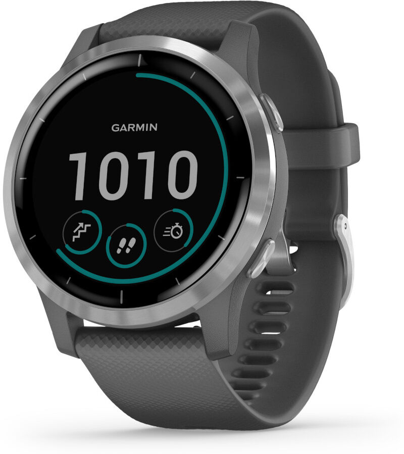Garmin Vivoactive 4 Shadow Gray and Silver GPS-älykello 010-02174-02  - unisex
