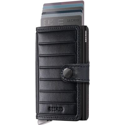 Secrid Premium Miniwallet Emboss Lines Black+ Emboss Lines Black Secrid Premium Miniwallet Emboss Lines Black+ Emboss Lines Black