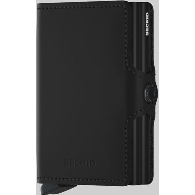 Secrid Twinwallet Matte Black Matte Black Secrid Twinwallet Matte Black Matte Black