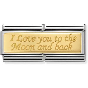 Nomination Gold Double I Love You To the Moon and Back 030710-10 Nomination Gold Double I Love You To the Moon and Back 030710-10