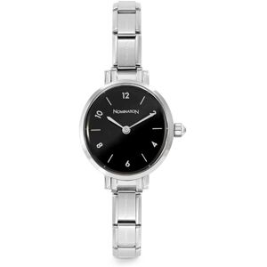 Nomination Paris kello with steel strap oval with cz Black 076038/012 Nomination Paris kello with steel strap oval with cz Black 076038/012
