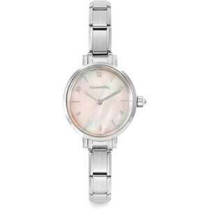 Nomination Paris kello with steel strap oval with cz Pink mother-of-pearl 076038/009 Nomination Paris kello with steel strap oval with cz Pink mother-of-pearl 076038/009