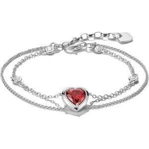 Thomas Sabo ELYNDRA hopeinen sydänrannekoru A2222-051-10-L19V Thomas Sabo ELYNDRA hopeinen sydänrannekoru A2222-051-10-L19V