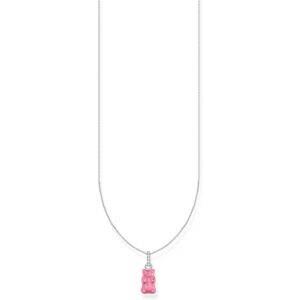 Thomas Sabo Haribo silver necklace with pink goldbears and zirconia kaulakoru KE2209-052-9-L45V Thomas Sabo Haribo silver necklace with pink goldbears and zirconia kaulakoru KE2209-052-9-L45V