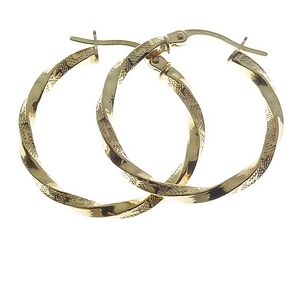 Muut Kultaiset rengaskorvakorut saranoilla 24 mm KR3-3 Muut Kultaiset rengaskorvakorut saranoilla 24 mm KR3-3