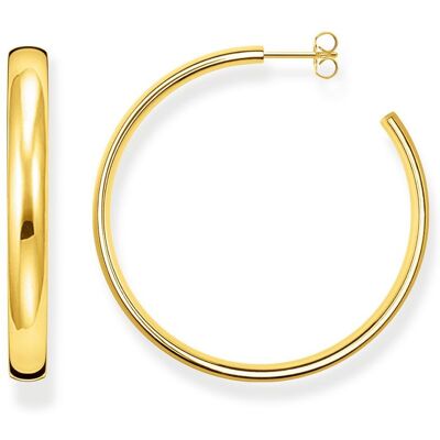 Thomas Sabo Large chunky hoop 18-karaatin kullatut kreolikorvarenkaat CR641-413-39 Thomas Sabo Large chunky hoop 18-karaatin kullatut kreolikorvarenkaat CR641-413-39