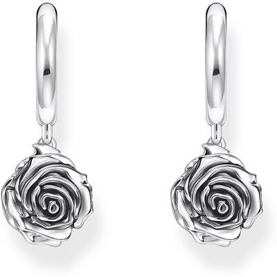 Thomas Sabo hopea korvarenkaat ruusu CR757-637-21 Thomas Sabo hopea korvarenkaat ruusu CR757-637-21
