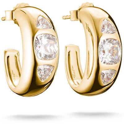 Thomas Sabo Bold Elegance kullatut korvarenkaat 20 mm CR759-414-14 Thomas Sabo Bold Elegance kullatut korvarenkaat 20 mm CR759-414-14