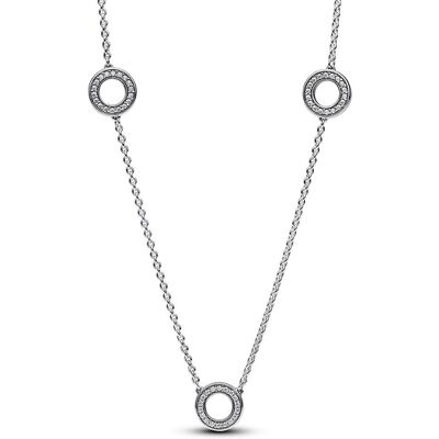 Pandora Signature hopea kaulakoru zirkonia 393162C01-50 Pandora Signature hopea kaulakoru zirkonia 393162C01-50