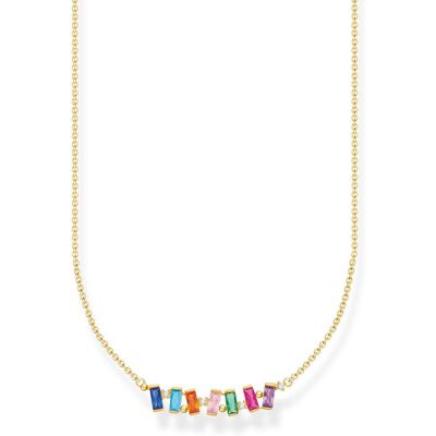Thomas Sabo kaulakoru colourful stones, gold KE2095-488-7-L45V Thomas Sabo kaulakoru colourful stones, gold KE2095-488-7-L45V