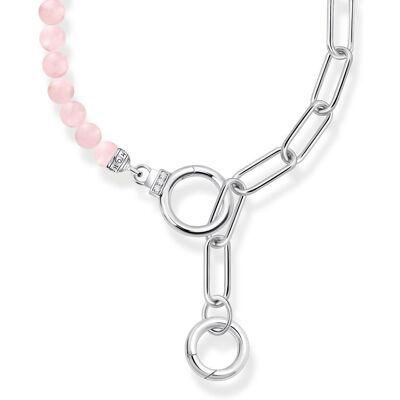 Thomas Sabo Glam & Soul Cosmic Amulet rose quartz silver kaulakoru KE2193-035-9-L47v Thomas Sabo Glam & Soul Cosmic Amulet rose quartz silver kaulakoru KE2193-035-9-L47v