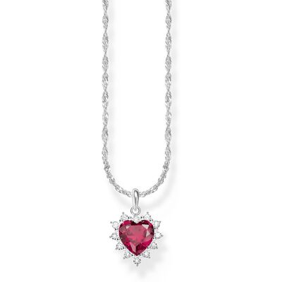 Thomas Sabo hopea kaulakoru sydän KE2305-013-10-L45V Thomas Sabo hopea kaulakoru sydän KE2305-013-10-L45V