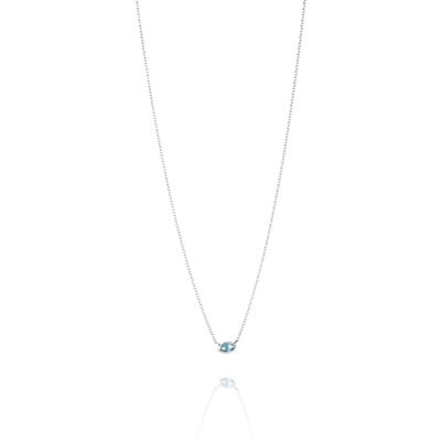 Efva Attling Love Bead kaulakoru silver topaz 10-100-01567-4245 Efva Attling Love Bead kaulakoru silver topaz 10-100-01567-4245