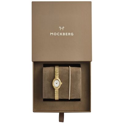 Mockberg Oval Petite Gold Combo MB1686 Mockberg Oval Petite Gold Combo MB1686