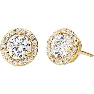 Michael Kors kullanväriset halo hopeakorvakorut MKC1035AN710 Michael Kors kullanväriset halo hopeakorvakorut MKC1035AN710
