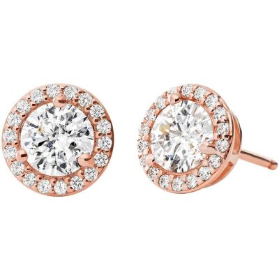 Michael Kors ruusukullanväriset halo hopeakorvakorut MKC1035AN791 Michael Kors ruusukullanväriset halo hopeakorvakorut MKC1035AN791
