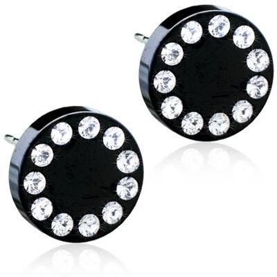 Blomdahl Brilliance Puck Crystal korvakorut 8mm 15-1591-01 Blomdahl Brilliance Puck Crystal korvakorut 8mm 15-1591-01