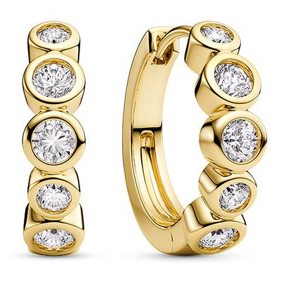 Sif Jakobs Sardinien Creolo Piccolo kullatut korvakorut SJ-E2668-CZ-YG Sif Jakobs Sardinien Creolo Piccolo kullatut korvakorut SJ-E2668-CZ-YG