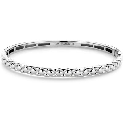 TI SENTO silver bangle rannerengas 23011SI/M TI SENTO silver bangle rannerengas 23011SI/M