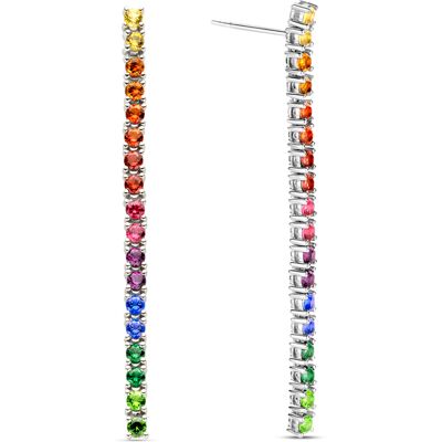 TI SENTO silver colorful korvakorut 7907MC TI SENTO silver colorful korvakorut 7907MC