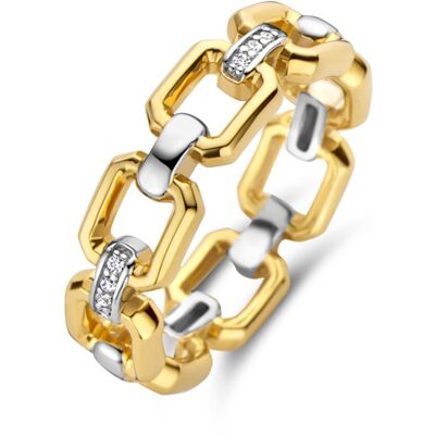 TI SENTO gold-plated silver sormus 12292ZY/54 TI SENTO gold-plated silver sormus 12292ZY/54