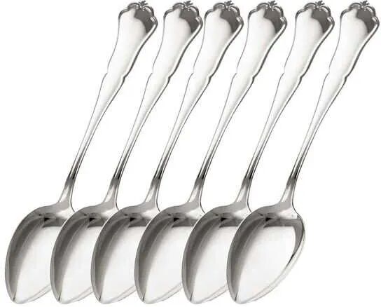 Kultakeskus Hopea Chippendale hopeiset ruokalusikat 6kpl  - unisex Kultakeskus Hopea Chippendale hopeiset ruokalusikat 6kpl  - unisex