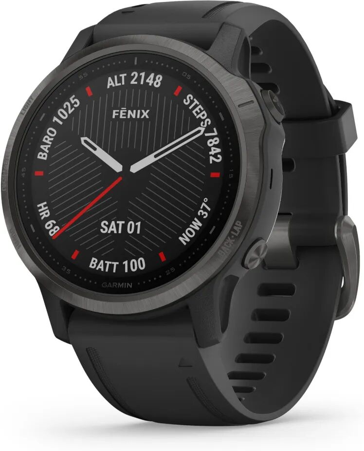 Garmin Fenix 6S Sapphire Carbon Gray DLC älykello 010-02159-25  - unisex