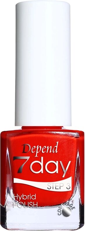 Depend 7day Hybrid Polish - 7221 Red Makes Me Smile