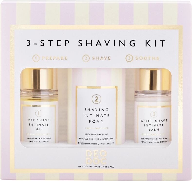 DeoDoc 3-Step Shaving Kit