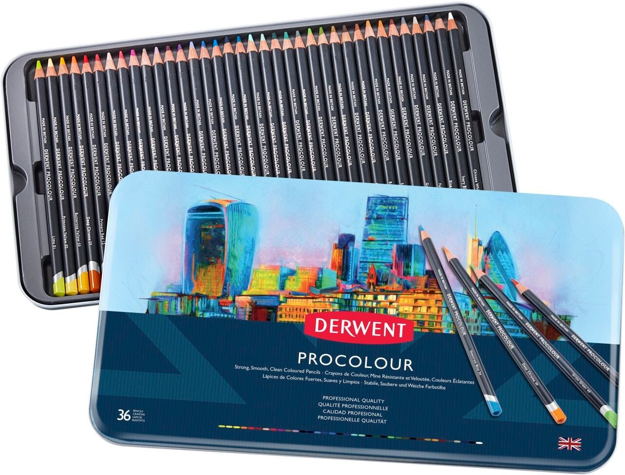 Derwent Procolour 36 värikynälajitelma Derwent Procolour 36 värikynälajitelma