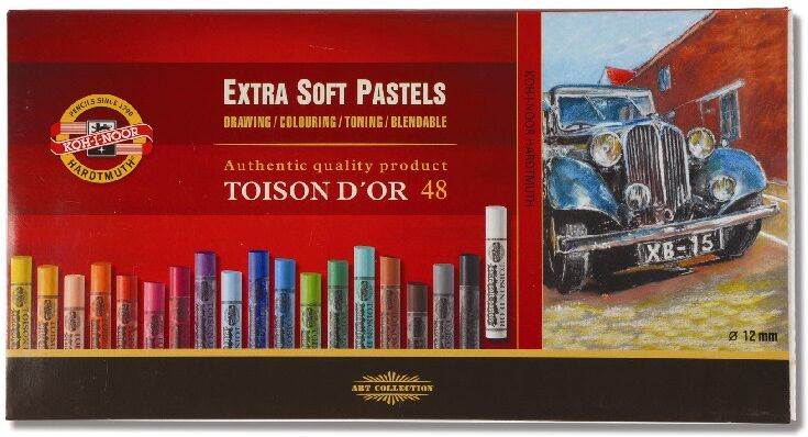 KOHINOOR KOH Toison Artist extrasoft pastel 48 kuivapastelliliitu KOHINOOR KOH Toison Artist extrasoft pastel 48 kuivapastelliliitu