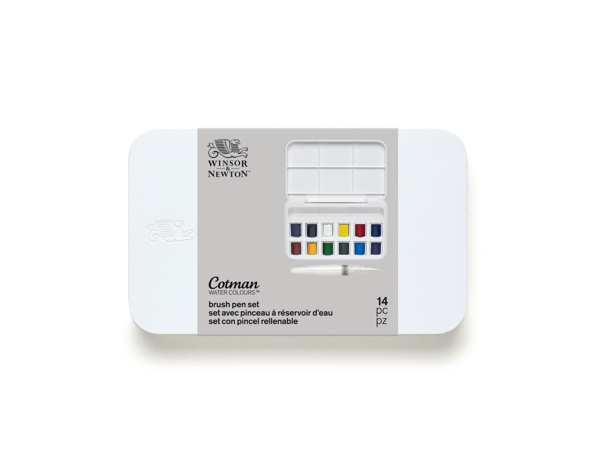 WINTON W&N Cotman Brush pen set 12 x 1/2 nappia akvarellilajitelma WINTON W&N Cotman Brush pen set 12 x 1/2 nappia akvarellilajitelma