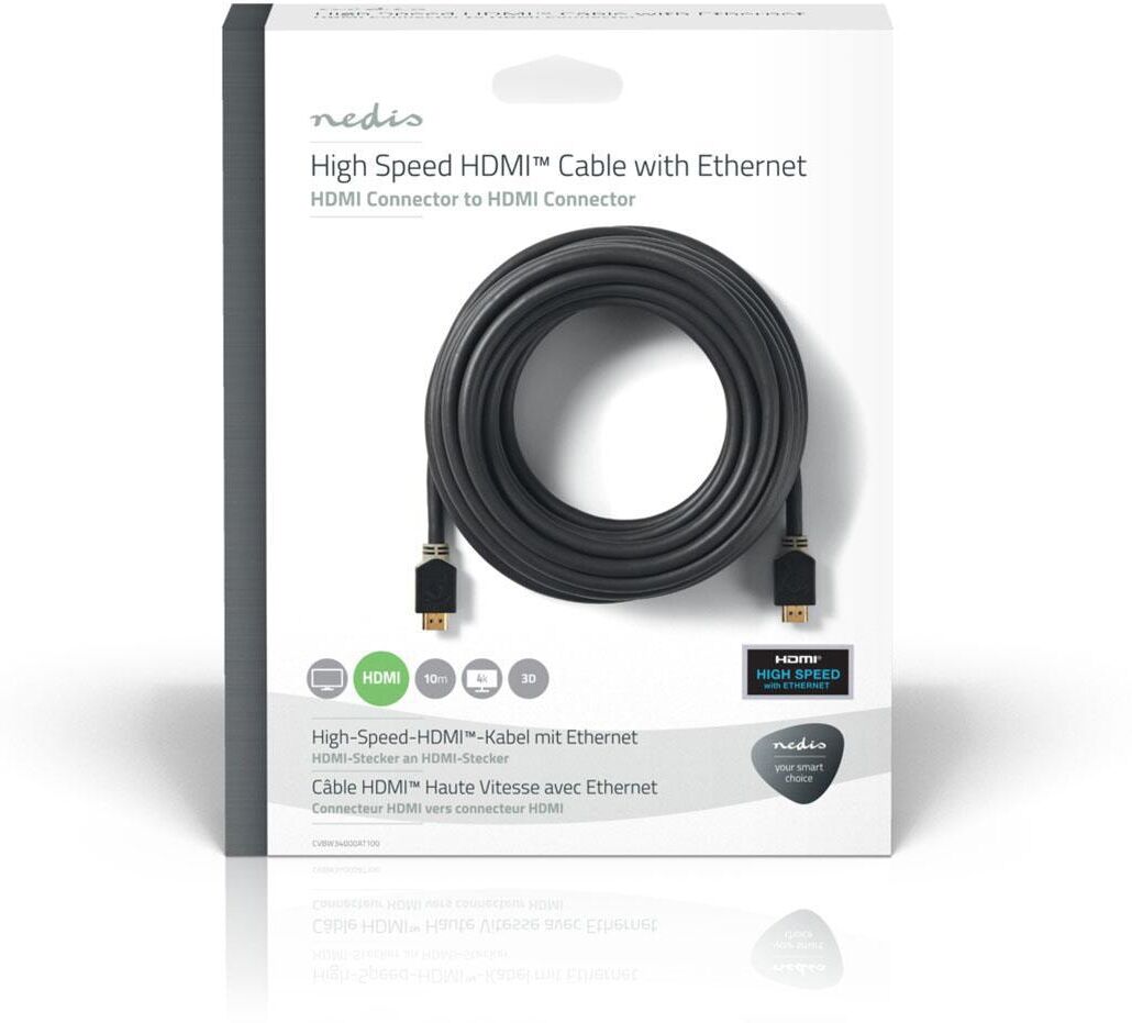 Nedis High Speed Ethernet 4K HDMI-kaapeli Nedis High Speed Ethernet 4K HDMI-kaapeli