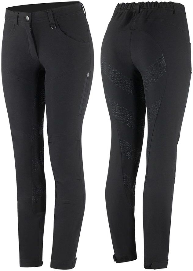 Horze Lina naisten tallihousut silikonipainatetuilla kokopaikoilla Horze Lina naisten tallihousut silikonipainatetuilla kokopaikoilla