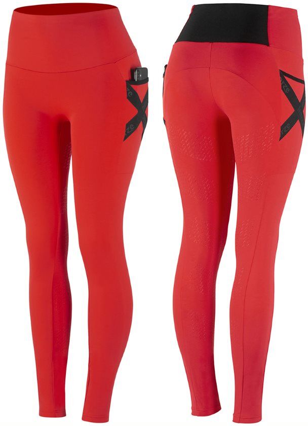 Horze Sandra naisten toiminnalliset ratsastusleggingsit silikonipainatetuilla kokopaikoilla Horze Sandra naisten toiminnalliset ratsastusleggingsit silikonipainatetuilla kokopaikoilla